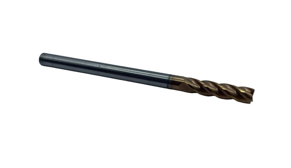 Solid carbide end mill, HRC55, 5mm, long
