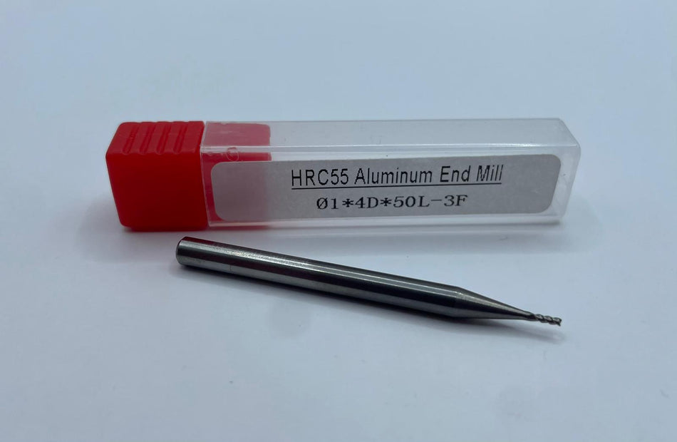 VHM-Schaftfräser, unbeschichtet, 1mm
