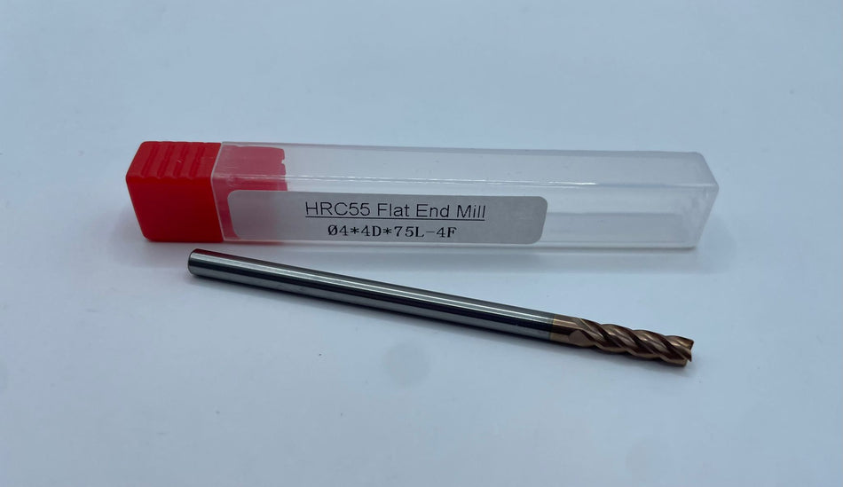 Freză de degroșare VHM, HRC55, 4mm, lungă