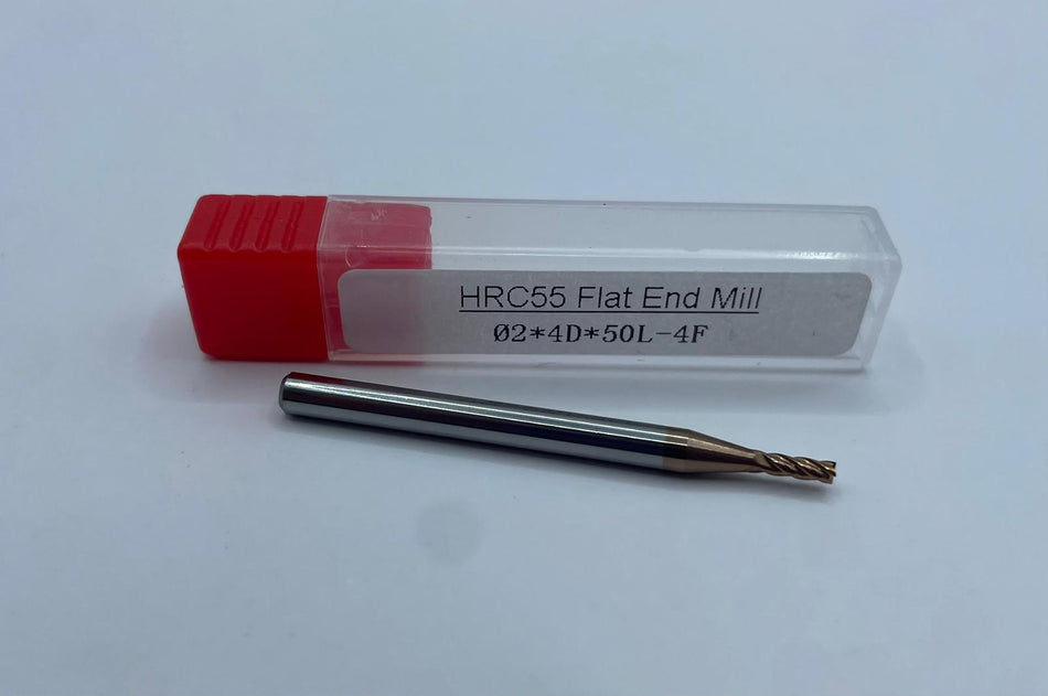 Freză-coodă VHM, HRC55, 2mm